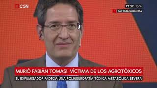 Falleció Fabián Tomasi, símbolo de la lucha contra el glifosato. (septiembre 2018)