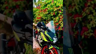 Suzuki gsxR Monster edition most beautiful look in park colour is match entry colour #youtube short