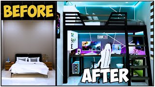 How to Design GAMING Loft Bedroom | Maximizing Small Space