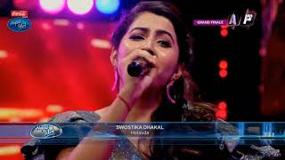 Swastika Dhakal || Kasale Bhanyo Timilai || Grand Finale Nepal Idol Season 3