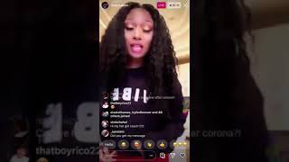 NBA YoungBoy Harrases Megan Thee Stallion after Tweets (IG Live Beef)