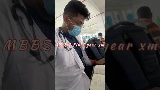 MBBS Final year exam part-2☺️#minivlog #theriderwithstetho #shorts #mbbsvlog