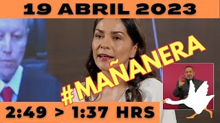 💩🐣 Conferencia de prensa matutina Miércoles 19 de Abril 2023 Presidente AMLO de 2:49 a 1:37.