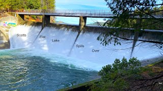 Scotts Flat Lake Spills Over