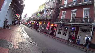 Walking Around Bourbon Street