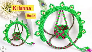 Macrame Krishna Jhula New Design 2024 | Janmashtmi Decoration at Home (Part 2)