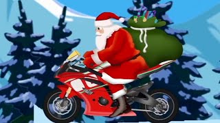 Santa Fahrrad Weihnachten Animiert Karikatur Videos für Kinder