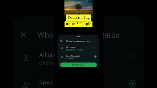 Tag Someone on Your WhatsApp Status #howto #whatsapp #whatsappstatus #status