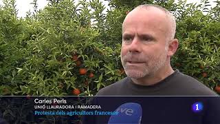 La1 - Les protestes agràries en França deixen pèrdues per a les empreses valencianes | 30.01.2024