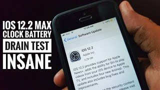 iOS 12.2 BATTERY TEST