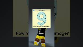 HOW MANY 9'S 🤔 #shorts #roblox