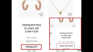 OBLIGAN A CARTIER RESPETAR PRECIO ARETES