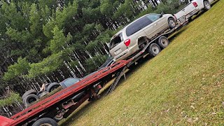 Some rollback and red truck working together