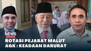 BEGINI ALASAN GUBERNUR AGK MUTASI KADIS PUPR MALUT SAIFUDDIN DJUBA