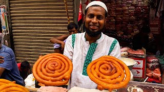 Monster Shahi Jilapi at Chawkbazar |Sahi Jalebi at Iftar Market Dhaka  | Biggest Jilapi at Old Dhaka