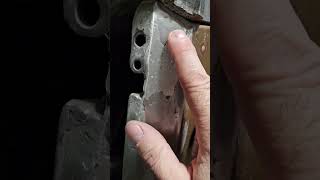 77 cj7 jeep door jamb repair lead patching!! (continued)