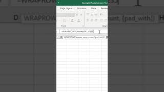 Learn Excel How To Use The WRAPOWS Function To Save Paper