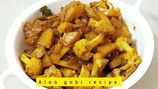 Aloo Gobi recipe | No need of ginger and garlic | आलू गोभी #sistersfarmandkitchen