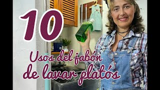 10 Usos del jabón de lavar platos #limpieza #tips #trucos #aseo #hogar