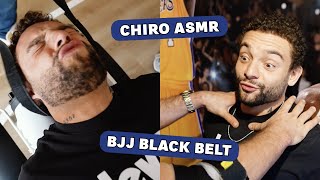 Chiro Adjusts Brazilian Jiu Jitsu Black Belt | Funny Reactions