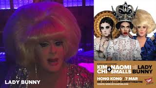 Lady Bunny Hong Kong Greeting