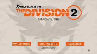 Tom Clancy's The Division 2  E3 2018 Washington D C  Aftermath Trailer   Ubisoft NA