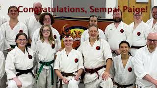 Satori Dojo Two Black Stripe Test