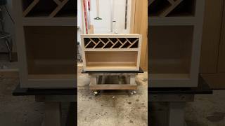 Wine rack cabinet. #woodworking #woodshop #wood #woodshoplife #kitchen #tools