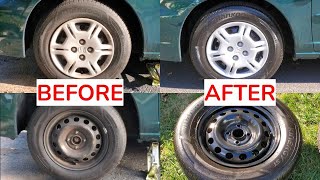 How to Restore Rusted Wheels and Worn Out Hubcaps to Look BETTER Than New on ANY Car!