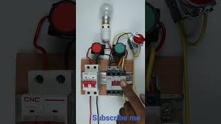 dol starter push button inch type and holding type wiring details