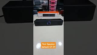 TEST SUARA SPEAKER USB 2.0  JERTECH S7-01 #speakermurah  #speaker