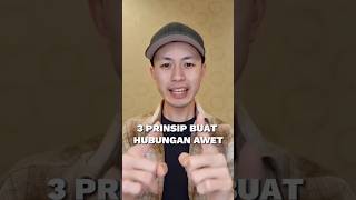 3 PRINSIP BUAT HUBUNGAN AWET