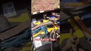 Kereta Wisata Mesin PS 100 Bangku 7 Baris