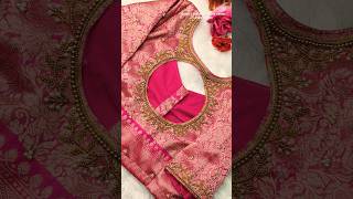 Unique aari work blouse design | Orders | Online & Offline classes 7305100823 #trending #aariwork