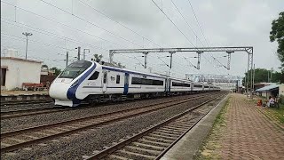 Bhopal Jabalpur Vande Bharat Express Flat 130 KMPH || FULL SPEED #vandebharatexpress #railway