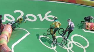 Ciclismo BMX Jogos Olimpicos 2016, corrida 1,  bateria 3