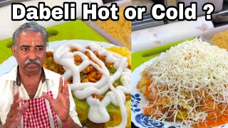 Hot and Cold Cheese Dabeli | Weird Gujarati Combination | Indian Street Food of Vadodara #streetfood