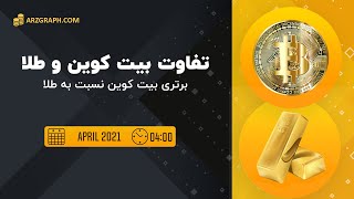 تفاوت بیت کوین و طلا