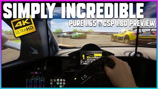 Assetto Corsa | Pure 1.65 + CSP 1.80p - Absolutely Incredible Mods | 4k Triple Screen GoPro POV