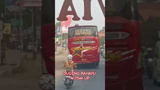 Bus Sugeng Rahayu W 7544 UP (Jember-Yogya-Cilacap)