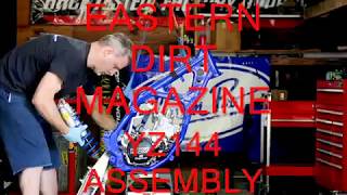 ATHENA big bore YAMAHA YZ144 kit bike assembly - time laps