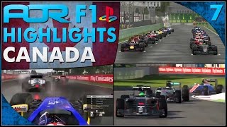 F1 2016 | AOR PS4 F1: S12 Round 7 - Canadian GP (Official Highlights)