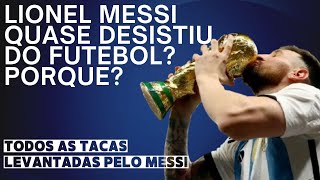 QUAIS FORAM OS TÍTULOS CONQUISTADOS POR MESSI? #messi #lionelmessi #campeão #gols #gold