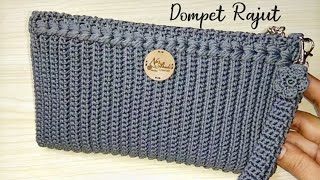 Tutorial Dompet Rajut Mudah dan Simpel Untuk Pemula || Dompet Rajut Cantik