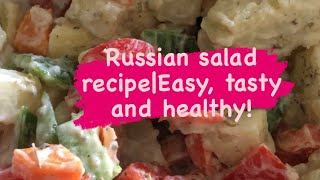 Russian salad recipe |Easy, Healthy and Tasty! #salad #food