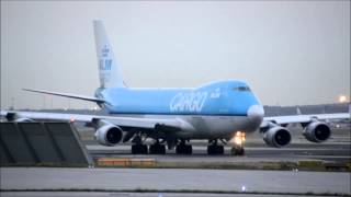 100 Subscribers Special-KLM Cargo B747 takeoff RWY 18 at Frankfurt Airport