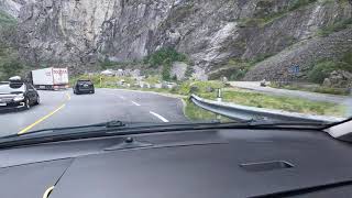 Ride from Hardangervidda, downhill Måbødalen to Hardangerfjord. 4K