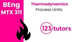 Thermodynamics | MTX 311 | 24. Process Units by 123tutors