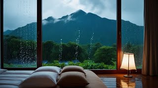 Soft RAIN Sound | Step Into the Bedroom and Close Your Eyes to Feel the RAIN Window