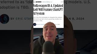 Chat GPT Volkswagen Partnership #shorts #viral #chatgpt #cars